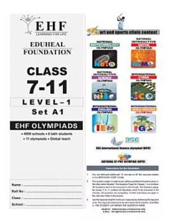 EHF Sports Olympiad Solved Question Paper Class 7 to 11 (2017)