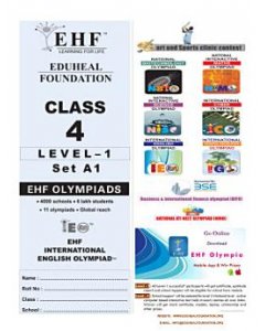 EHF English Olympiad Solved Question Paper Class 4 (2018)
