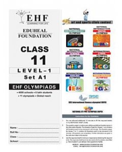 EHF English Olympiad Solved Question Paper Class 11 (2017)