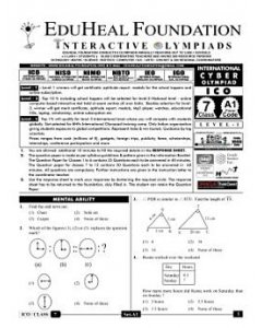 EHF Cyber Olympiad Solved Question Paper Class 7 (2012)