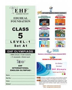 EHF English Olympiad Solved Question Paper Class 5 (2018)