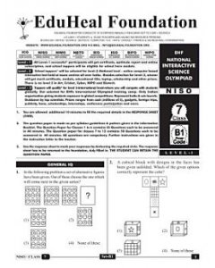 EHF Science Olympiad Solved Question Paper Class 7 (2015)