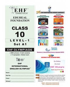 EHF English Olympiad Solved Question Paper Class 10 (2018)