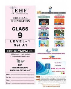 EHF English Olympiad Solved Question Paper Class 9 (2018)