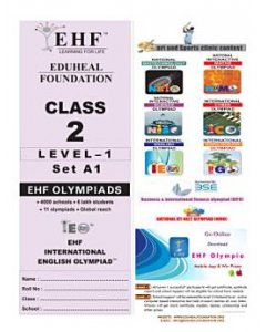 EHF English Olympiad Solved Question Paper Class 2 (2018)