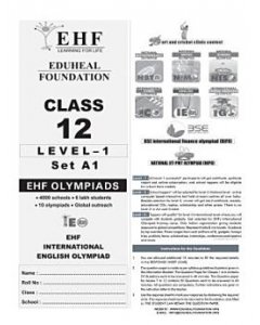 EHF English Olympiad Solved Question Paper Class 12 (2016)