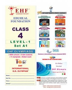 EHF G.K Olympiad Solved Question Paper Class 4 (2018)