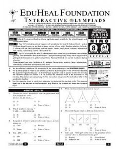 EHF Math Olympiad Solved Question Paper Class 8 (2012)