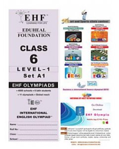 EHF English Olympiad Solved Question Paper Class 6 (2018)