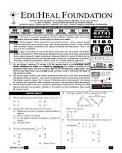 EHF Math Olympiad Solved Question Paper Class 8 (2013)