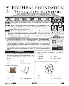 EHF Science Olympiad Solved Question Paper Class 3 (2012)