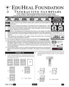 EHF Science Olympiad Solved Question Paper Class 8 (2012)